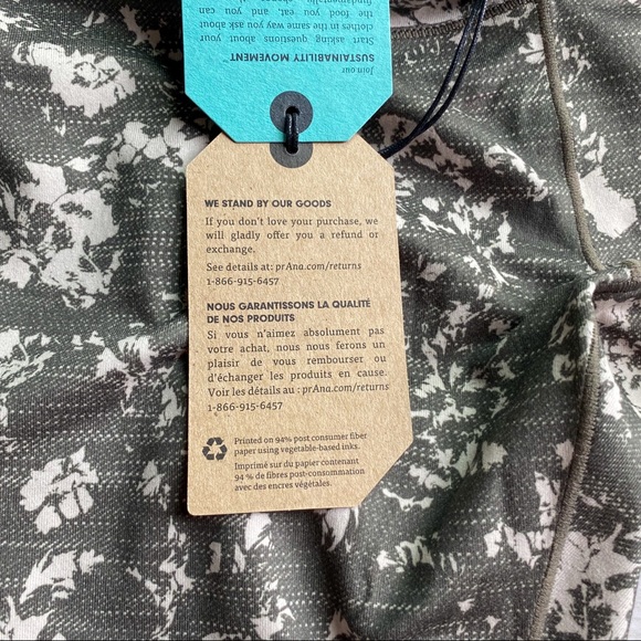 PrAna Pillar Printed Capri Cropped Leggings - Picture 13 of 13
